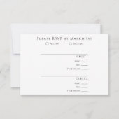 カントリーウェスタン女性のカーボーイハットと花 出欠カード (裏面)