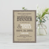 カントリーウェスタン素朴リハーサルディナー 招待状 (スタンド正面)