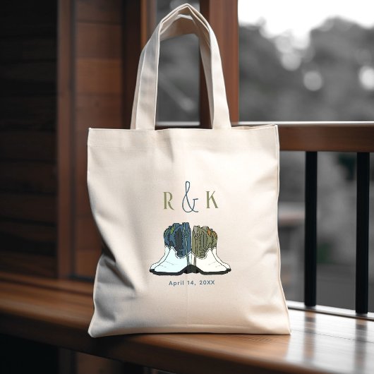 カントリーウェスタン結婚ズのカウボーイブーツ トートバッグ