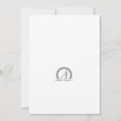 カントリーウェスタン ウェディング インビテーション (裏面)