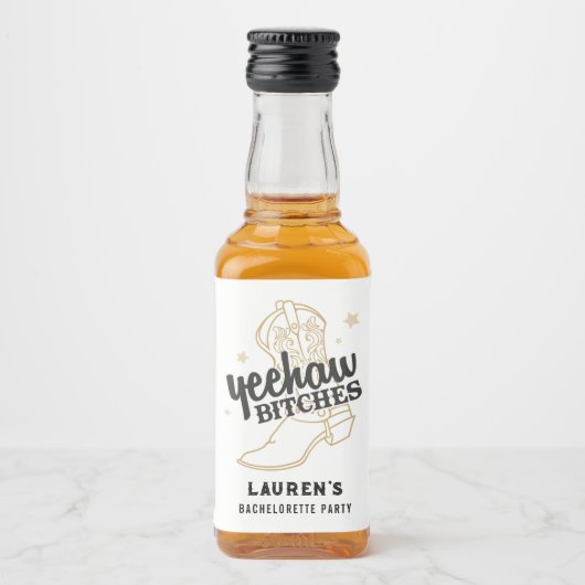 カントリーウェスタン ブライズテート ミニボトル ギフト リキュールボトルラベル (正面)