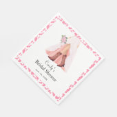 カントリーウェディングシャワー スタンダードランチョンナプキン (角)