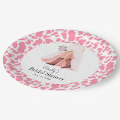 カントリーウェディングシャワー ペーパープレート (アングル)