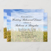 カントリーウェディングファームコーンフィールド 招待状 (正面/裏面)