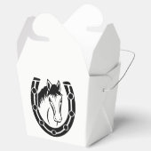 カントリーウェディングホースシューウェスタン素朴 フェイバーボックス (オープン)