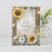 カントリーウェディング バースデー ベイビーシャワー リタイアメント 招待状 (スタンド正面)