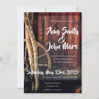 カントリーウェディング 招待状