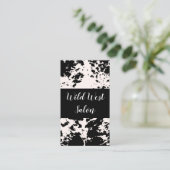 カントリーウエスタンカウパターンテーマ 名刺 (スタンド正面)