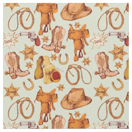 カントリーウエスタンカウボーイギア ファブリック (クローズアップ)