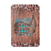 カントリーウエスタンカウボーイブーツ バスマット (正面縦)