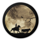 カントリーウエスタンカウボーイ セラミックノブ (正面)