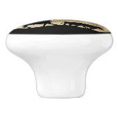 カントリーウエスタンカウボーイ セラミックノブ (側面)