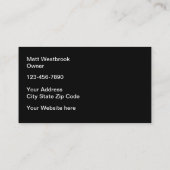 カントリーウエスタンストア名刺 名刺 (裏面)