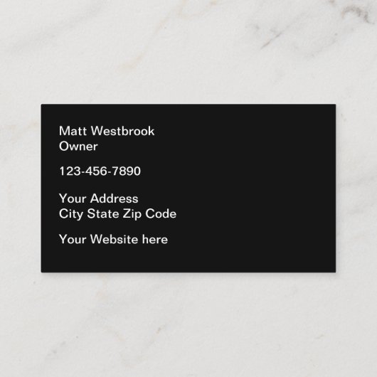 カントリーウエスタンストア名刺 名刺 (裏面)