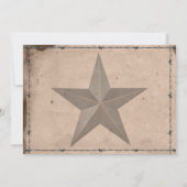 カントリーウエスタンバーベドワイヤー結婚式招待状v2 招待状 (裏面)