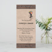 カントリーウエスタンバーベドワイヤ結婚式 プログラム (スタンド正面)