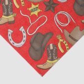 カントリーウエスタンパターンティッシュペーパー 薄葉紙 (詳細)