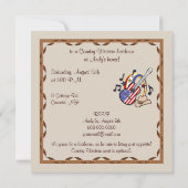 カントリーウエスタンパーティーウィズギター 招待状 (裏面)