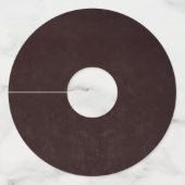 カントリーウエスタンブラウン素朴ブルスカルワイングラス ワイングラスタグ (裏面)