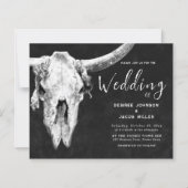 カントリーウエスタンブラックアンドホワイトブルスカル予算 (正面)