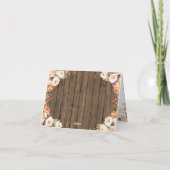 カントリーウエスタンブーツとバブリー折り畳みカード サンキューカード (裏面)