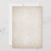 カントリーウエスタンブーツ50誕生日 招待状 (裏面)