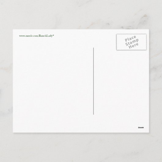 カントリーウエスタンホリデーポストカード シーズンポストカード (裏面)