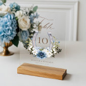 カントリーウエスタンホースシューウォーター色フローラクレスト アクリルサイン