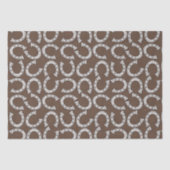 カントリーウエスタンホースシューパターンティッシュペーパー 薄葉紙 (正面)