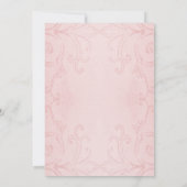 カントリーウエスタンホースシューピンク結婚式招待状 招待状 (裏面)