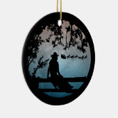 カントリーウエスタンホースライクリスマスオーナメント セラミックオーナメント (右)