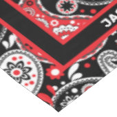 カントリーウエスタンホーダウンワイルドウェストペイズリーパターン テーブルクロス (アングル)