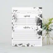 カントリーウエスタンホーリーカウズブライダルシャワーレシピページ (スタンド正面)