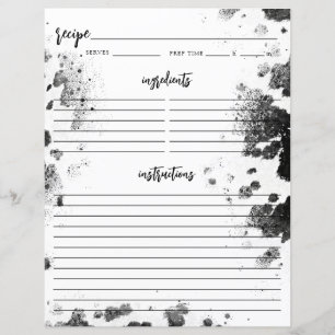 カントリーウエスタンホーリーカウズブライダルシャワーレシピページ