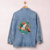 カントリーウエスタンボホーホースバースデーパーティー デニムジャケット (ハンガー)