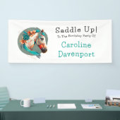 カントリーウエスタンボホーホースバースデーパーティー 横断幕 (トレードショー)