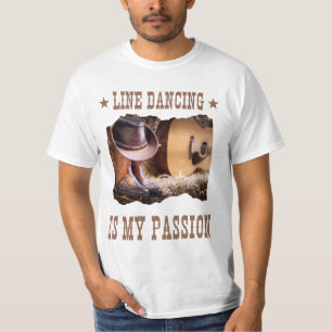 カントリーウエスタンライン踊りTシャツ Tシャツ
