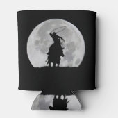 カントリーウエスタンローピングカウボーイとステアムーン 缶クーラー (裏面)