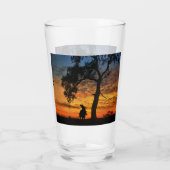 カントリーウエスタンローピングカウボーイ タンブラーグラス (裏面)