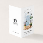 カントリーウォーターカラーブルードア実在エステートエージェント 名刺 (外部)