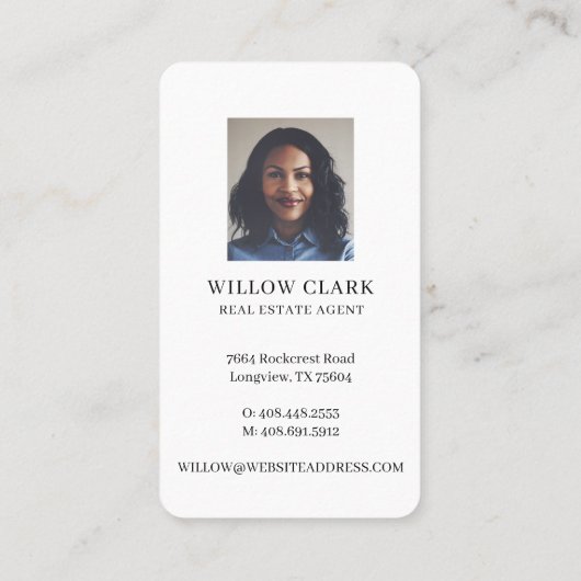 カントリーウォーターカラーブルードア実在エステートエージェント 名刺 (裏面)