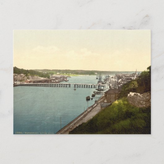 カントリーウォーターフォード川スイル ポストカード (正面)