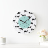 カントリーウシキッチンの壁時計 ラージ壁時計 (ホーム)