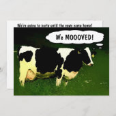 カントリーウッシュ引っ越し祝いパーティーパーティー 招待状 (正面/裏面)