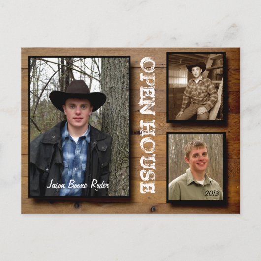 カントリーウッドオープンハウス インビテーションポストカード (正面)