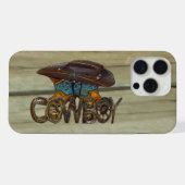 カントリーウッドカウボーイ iPhoneケース (裏面横)