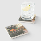 カントリーウッドコックストーブ ストーンコースター (横)