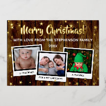 カントリーウッドスターズメリークリスマスファミリー3写真