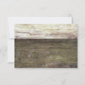 カントリーウッドハートウェディングRSVP 出欠カード (裏面)