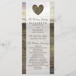 カントリーウッドハート結婚式 プログラム